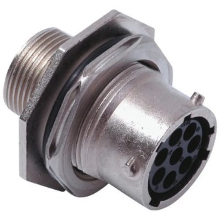 Souriau Sunbank by Eaton UTO Straight 12 Way Panel Mount MIL Spec Circular Connector Female Contacts Shell Size UT071412SH6