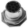 Souriau Sunbank by Eaton UTO Straight 8 Way Panel Mount MIL Spec Circular Connector Female Contacts Shell Size 12 UT07128SH6