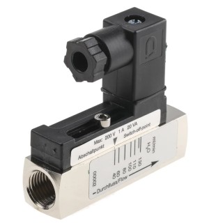 RS PRO Flow Switch 0.04L/min to 0.13L/min, 1/4 in G Thread Brass Body, Maximum Operating Temperature 120°C 510-0559