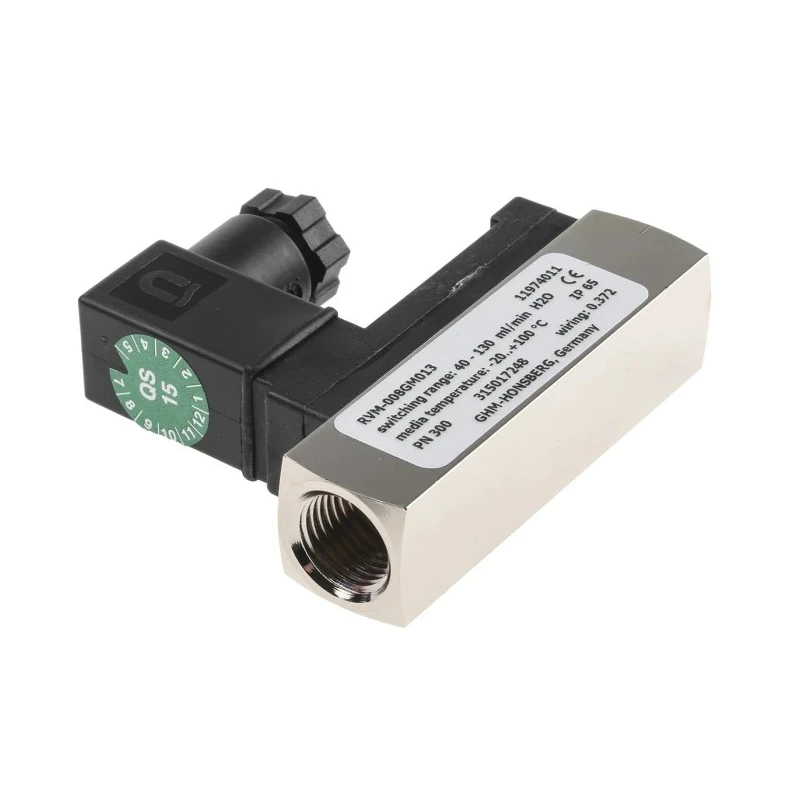 RS PRO Flow Switch 0.04L/min to 0.13L/min, 1/4 in G Thread Brass Body, Maximum Operating Temperature 120°C 510-0559