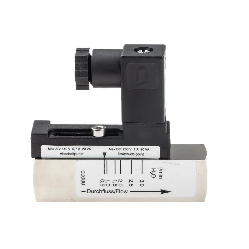 RS PRO Flow Switch 0.5L/min to 3L/min, 1/4 in, Brass Body, Max Operating Temp 120°C 510-0571