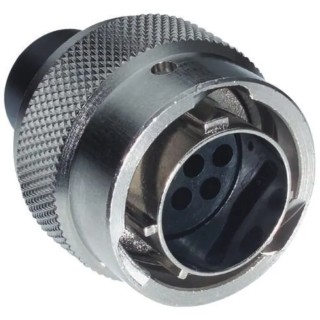 Souriau Sunbank by Eaton UTO Straight 6-Way Cable MIL Spec Circular Connector Male, Shell Size 10 UT0W6106PH