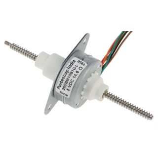 Portescap Electrical Linear Actuator 26DBM10B1U-L, Stepper Motor, 13.9N Force, 48 mm Stroke Length