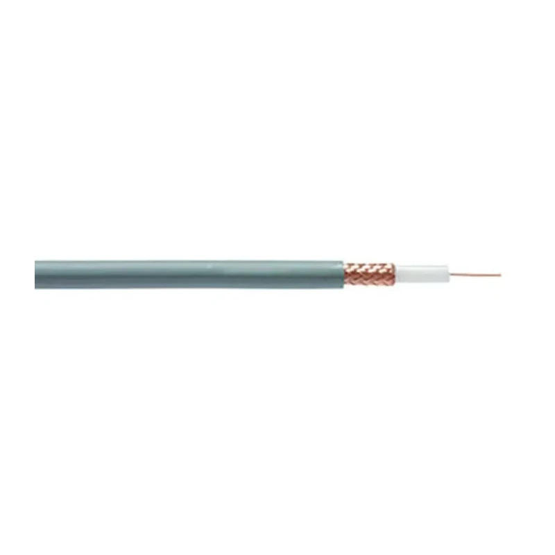Belden 443945 Series RG59 Coaxial SDI Cable, 20AWG, 75 Ω, 5.9mm Diameter, 100 m Length, Grey, Unterminated RG59