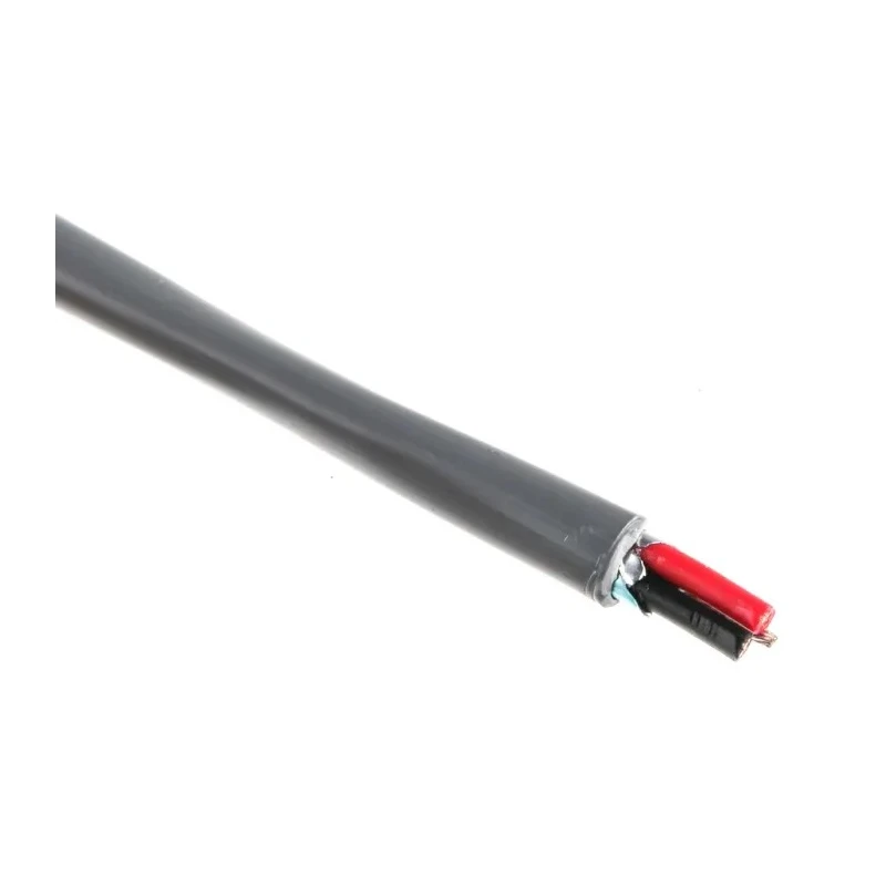 Belden 5400FE Screened Control Cable, 2 Cores, 0.52mm² 20 AWG, 152 m, Grey Polypropylene Sheath 5400FE 008500