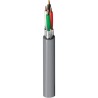 Belden Screened Control Cable, 4 Cores, 0.33mm² 22 AWG, Grey Polypropylene Sheath, 300V, 152m Length 5502FE.00152