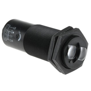 Pepperl + Fuchs Diffuse Photoelectric Sensor Barrel, 100 mm to 2.5 m Detection Range, PNP Output, IP67 GLV30-8-2500/47/73C