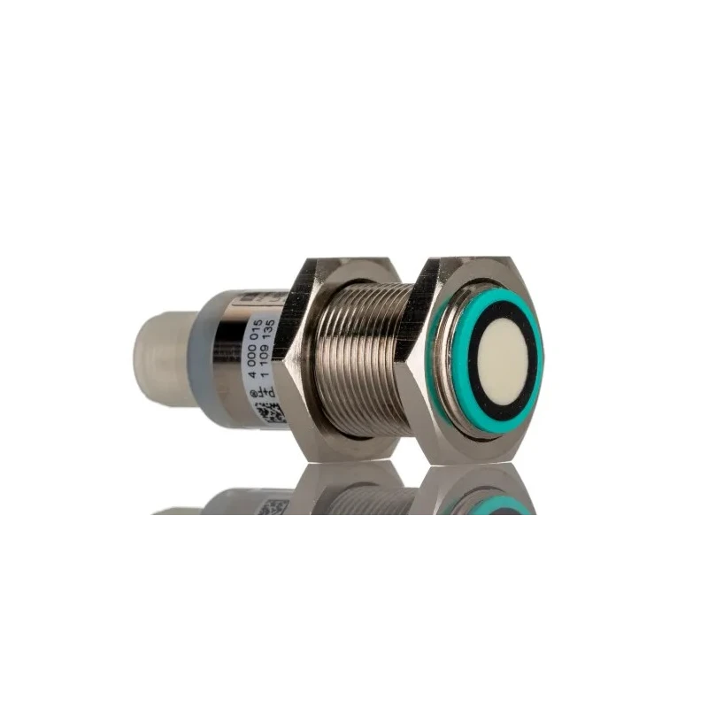 Pepperl + Fuchs Threaded Barrel Ultrasonic Proximity Sensor M18 x 1 300 mm 200mA PNP 3V 30 V dc UB300-18GM40-E5-V1