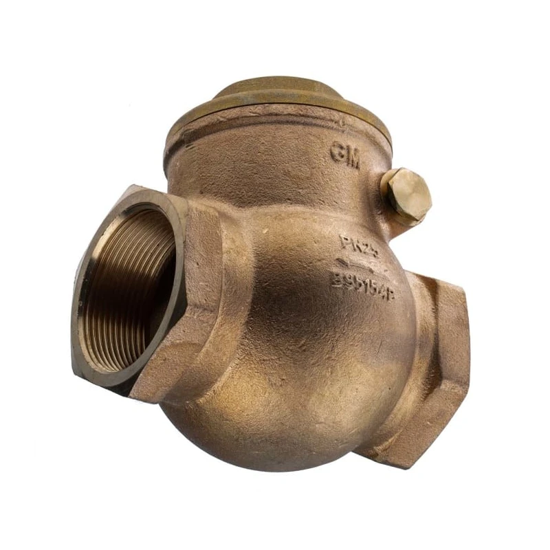 RS PRO Bronze Threaded Single Check Valve 2 in, 20 bar 510-3738