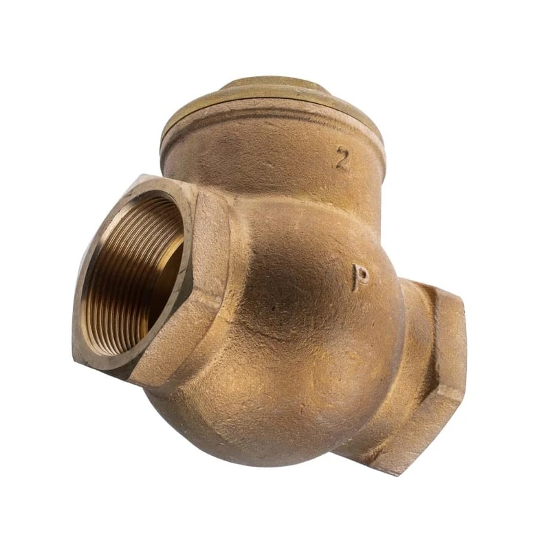 RS PRO Bronze Threaded Single Check Valve 2 in, 20 bar 510-3738