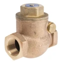 RS PRO Bronze Threaded Single Check Valve 3/4 in, 20 bar 510-3788