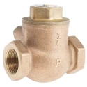 RS PRO Bronze Threaded Single Check Valve 3/4 in, 20 bar 510-3788