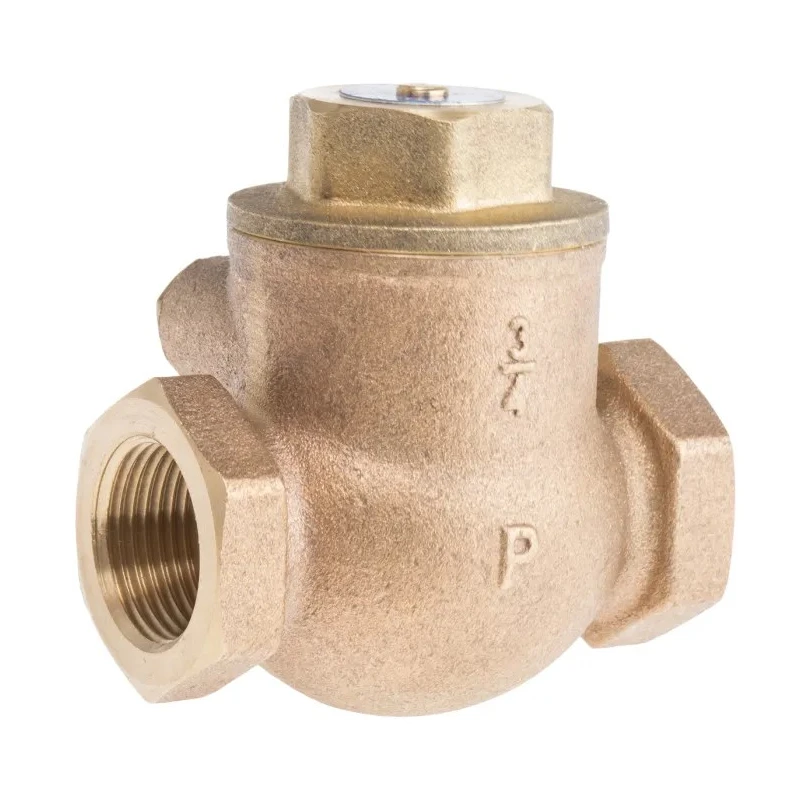 RS PRO Bronze Threaded Single Check Valve 3/4 in, 20 bar 510-3788