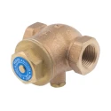 RS PRO Bronze Threaded Single Check Valve 1/2 in, 20 bar 510-3722