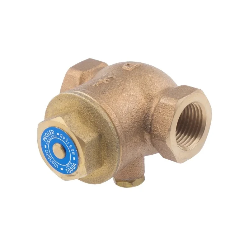 RS PRO Bronze Threaded Single Check Valve 1/2 in, 20 bar 510-3722