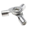 RS PRO Uninsulated Ring Terminal 4 mm Stud Size 12 AWG to 10 AWG Wire Size Grey 510-4949