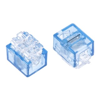 RS PRO Insulated Tap Splice Connector Blue White 22 AWG 12.5mm Length 9.2mm Diameter 510-4797
