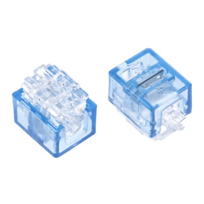 RS PRO Insulated Tap Splice Connector Blue White 22 AWG 12.5mm Length 9.2mm Diameter 510-4797
