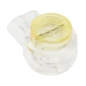 RS PRO Insulated Butt Splice Connector, White Yellow, 22 AWG, 12.5 mm Length, 7.9 mm Diameter 510-4775