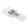 RS PRO Transparent Insulated Male Spade Connector Crimp Termination 6.35 x 0.8 mm Tab Size 510-4731