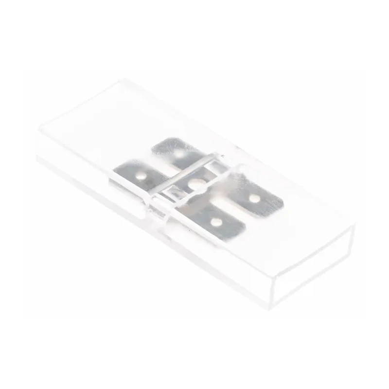 RS PRO Transparent Insulated Male Spade Connector, Crimp Termination, 6.35 x 0.8 mm Tab Size 510-4747