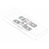 RS PRO Transparent Insulated Male Spade Connector, Crimp Termination, 6.35 x 0.8 mm Tab Size 510-4747