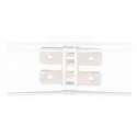 RS PRO Transparent Insulated Male Spade Connector, Crimp Termination, 6.35 x 0.8 mm Tab Size 510-4747