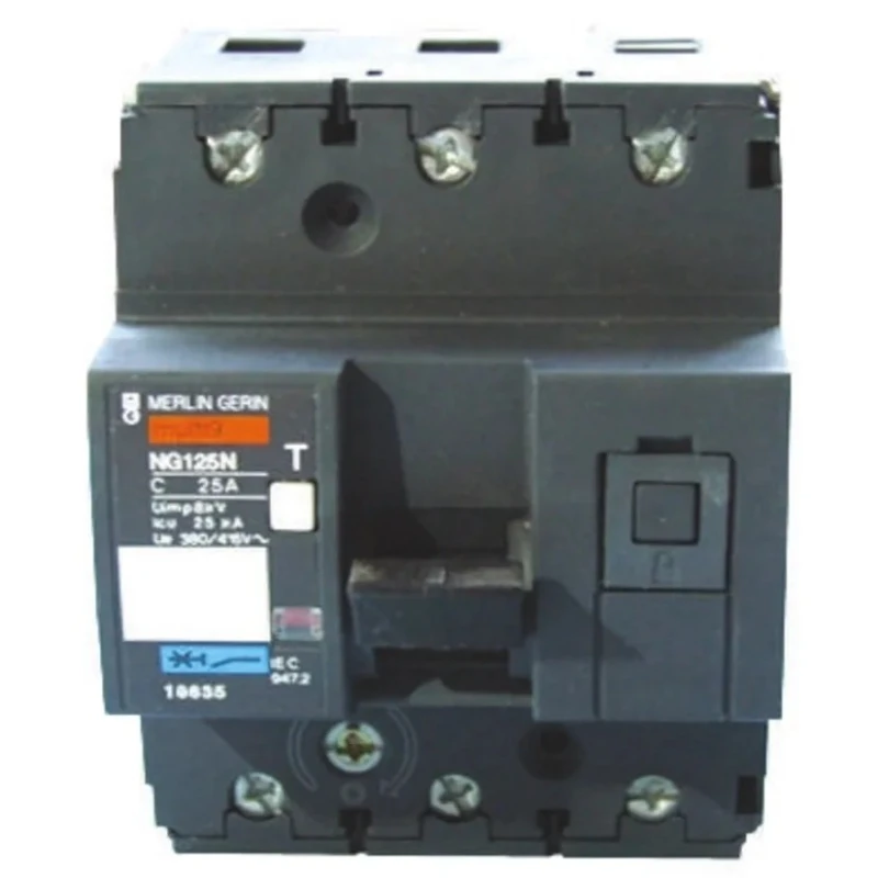 Schneider Electric Miniature Circuit Breaker 4-Pole 63A Type C 375V dc 25kA Breaking Capacity 18656