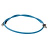 Omron Cat6 Shielded Screened Low Smoke Zero Halogen Ethernet Cable 8 Core Blue 1 m