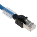 Omron XS6 Cat6a Ethernet Cable 8 Core Shielded Screened Low Smoke Zero Halogen Blue, 10 m 