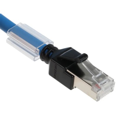 Omron XS6 Cat6a Ethernet Cable 8 Core Shielded Screened Low Smoke Zero Halogen Blue, 10 m 