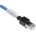 Omron XS6 Cat6a Ethernet Cable 8 Core Shielded Screened Low Smoke Zero Halogen Blue, 10 m 