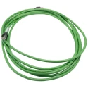 Omron XS6 Cat5 Shielded Screened Ethernet Patch Cable, Polyurethane Jacket, Green, 5 m 