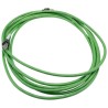 Omron XS6 Cat5 Shielded Screened Ethernet Patch Cable, Polyurethane Jacket, Green, 5 m