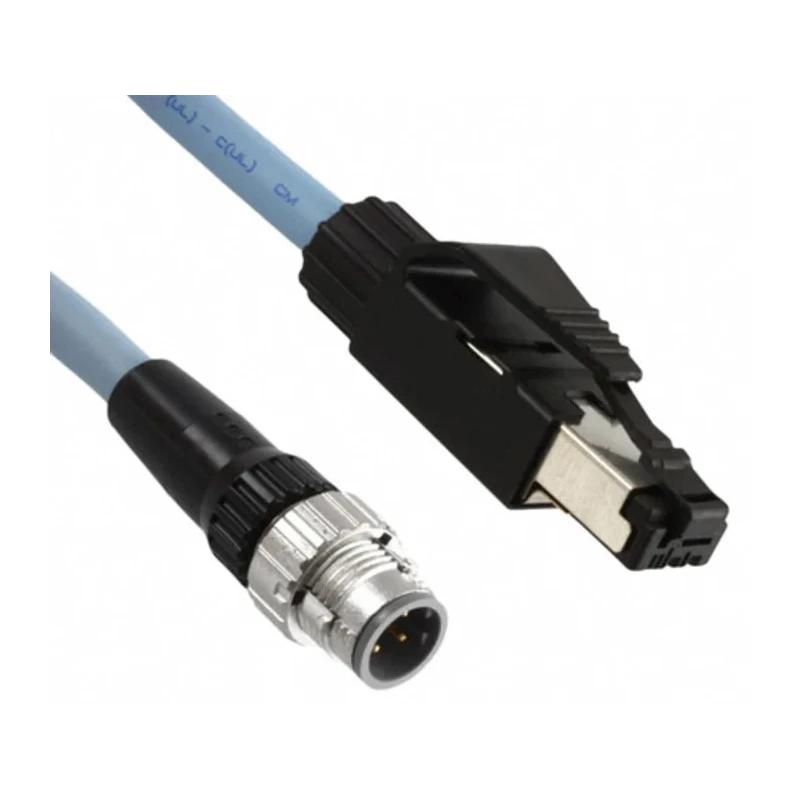 Omron  Cat5e Shielded Ethernet Cable 4 Core, Blue, 2 m, PVC Jacket