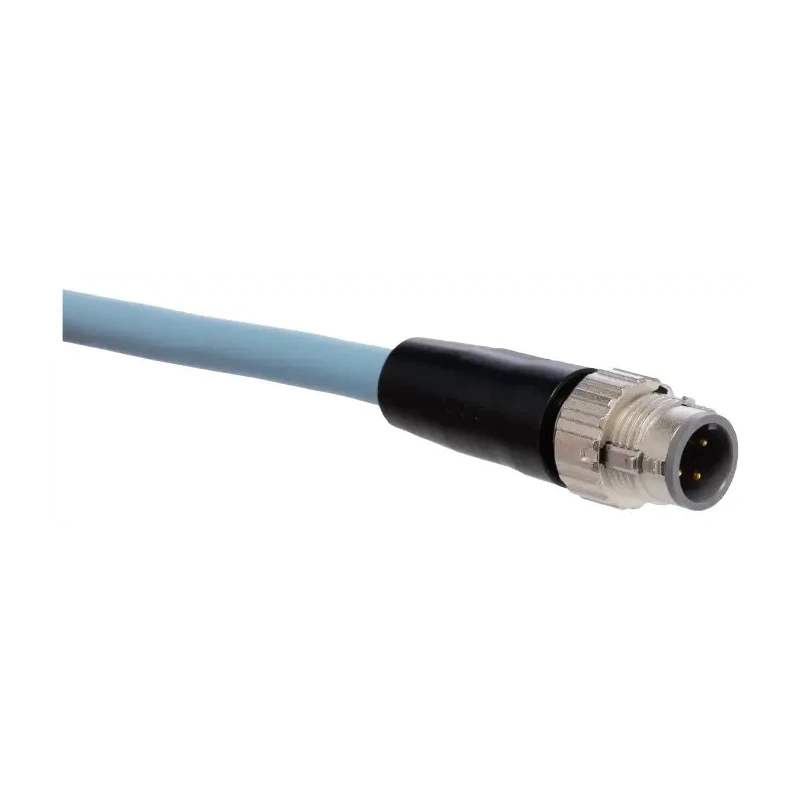 Omron XS5 Shielded Screened Cat5e Ethernet Cable 8 Core, Polyurethane Jacket, Black, 5 m 