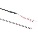 RS PRO PT100 RTD Sensor Stainless Steel Probe 4 mm Diameter, 200 mm Length, 4 Wire, Class B Accuracy, Max 250°C PT100