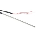 RS PRO PT100 RTD Sensor Stainless Steel Probe 3 mm Diameter 125 mm Length 4 Wire Class B Accuracy 250°C Max PT100
