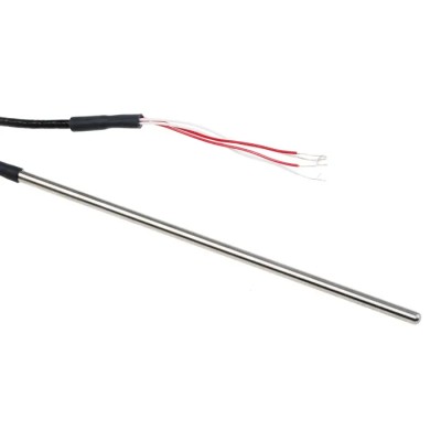 RS PRO PT100 RTD Sensor 4 mm Diameter, 150 mm Length, 4 Wire, Class B Accuracy, Stainless Steel Probe, 250 °C Max PT100
