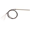 RS PRO PT100 RTD Sensor 4.5 mm Diameter, 25 mm Length, 4 Wire, Class B Accuracy, Stainless Steel Probe, 2m Cable Length PT100