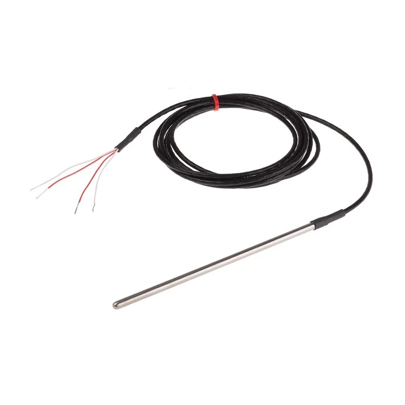 RS PRO PT100 RTD Sensor 4.5 mm Dia, 150 mm Long, 4 Wire, Class B Accuracy, Stainless Steel Probe, 250°C Max PT100