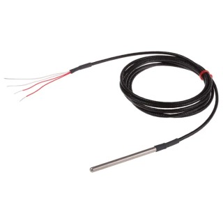 RS PRO PT100 RTD Sensor 4.5 mm Diameter, 75 mm Length, 4 Wire, Class B Accuracy, 250 °C Max PT100