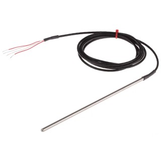 RS PRO RTD Sensor 4.5 mm Diameter, 200 mm Length, 4 Wire, Class B Accuracy, 250°C Max PT100