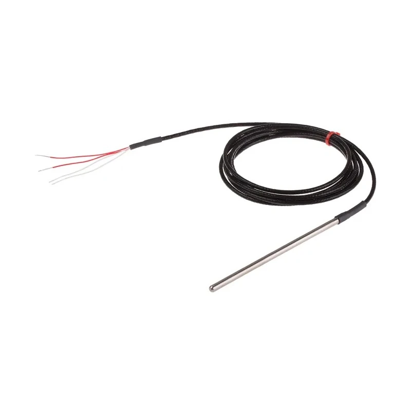 RS PRO PT100 RTD Sensor Stainless Steel Probe 4.5 mm Dia, 125 mm Long, 4 Wire, Class B Accuracy, 250 °C Max PT100