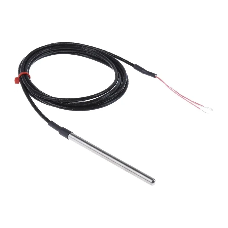 RS PRO PT100 RTD Sensor 6 mm Diameter, 100 mm Length, 4 Wire, Class B Accuracy, 250 °C Maximum Temperature PT100