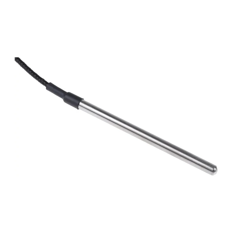 RS PRO PT100 RTD Sensor 6 mm Diameter, 100 mm Length, 4 Wire, Class B Accuracy, 250 °C Maximum Temperature PT100