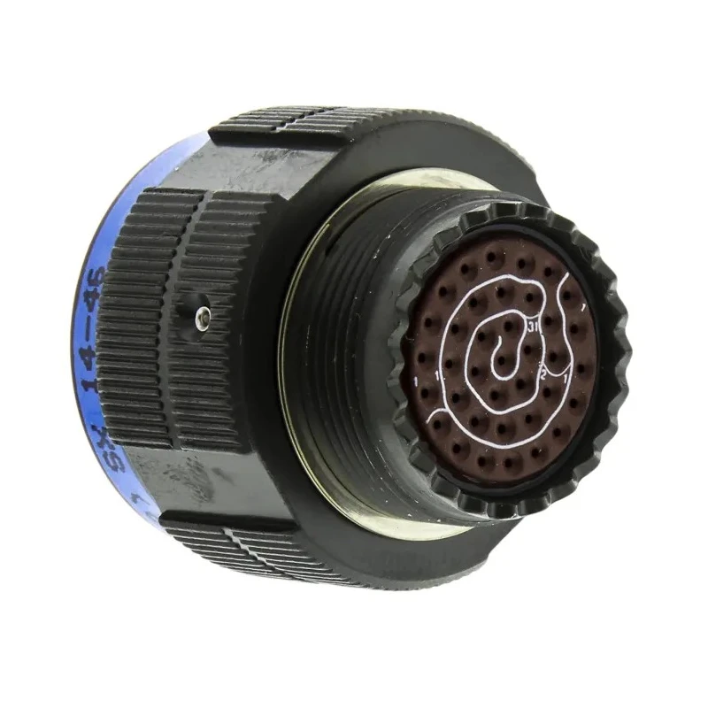 Amphenol Limited MIL Spec Circular Connector TV Copper Alloy Straight 37 Way Cable Mount Plug 400, 500V TV06RW-15-35SN(W52)