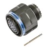 Amphenol Limited MIL Spec Circular Connector Copper Alloy Straight 22-Way Cable Mount Plug Green Zinc TV06RW-13-35SN(W52)