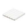 SPREADFAST Universal Square Ceramic Finned Heatsink 25 mm Length 25 mm Width 2.5 mm Height SF-CHS-252503F