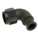 Amphenol Limited Circular Connector Backshell 5003 Series Size 13 Right Angle Female Aluminium AIA-5003-13-00-90-10-AA-04